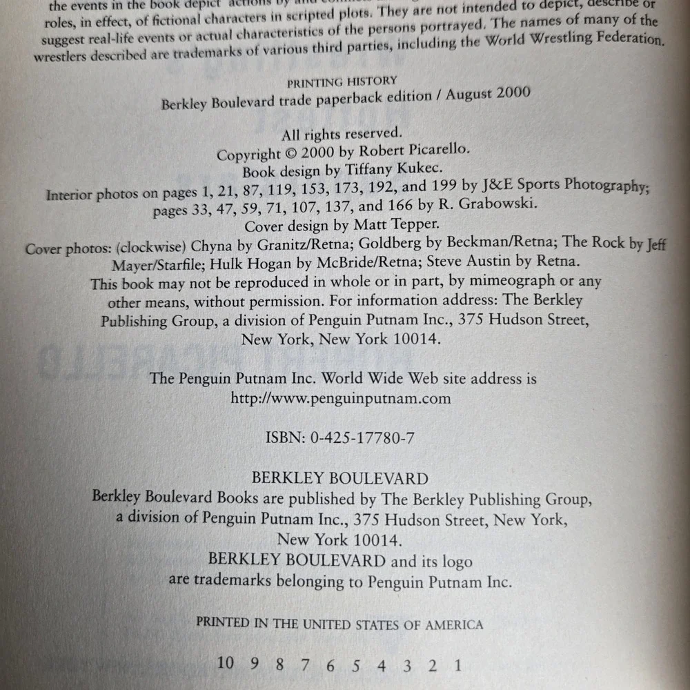 Rulers Of The Ring Wrestling's Hottest Superstars by Robert Picarello‎ Paperback